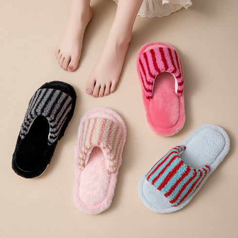 Stripe Clash Slippers